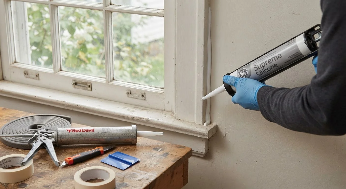 Caulk, Foam, or Weatherstripping: Sealing Drafts the Right Way