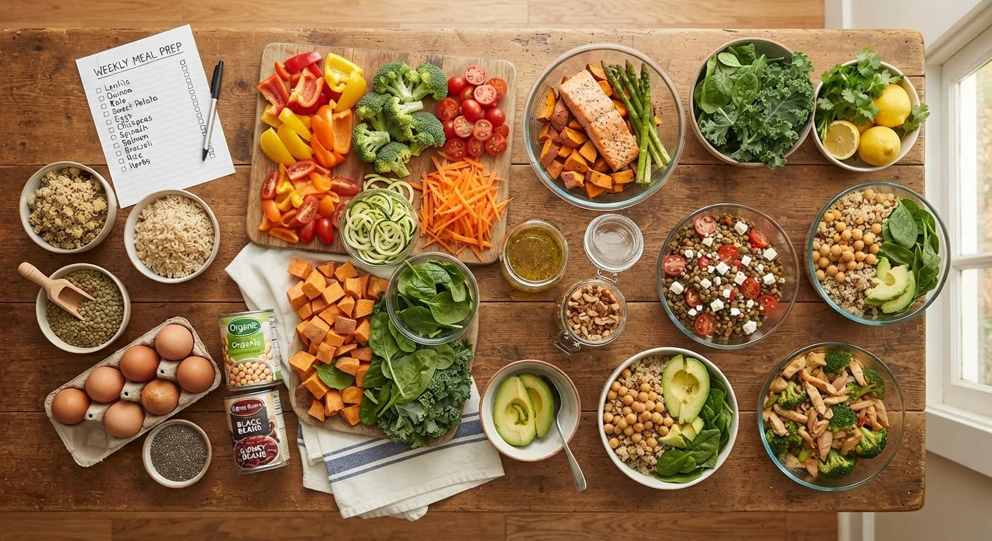 Building a Week of Nutritious Meals Around a $75 Grocery Run
