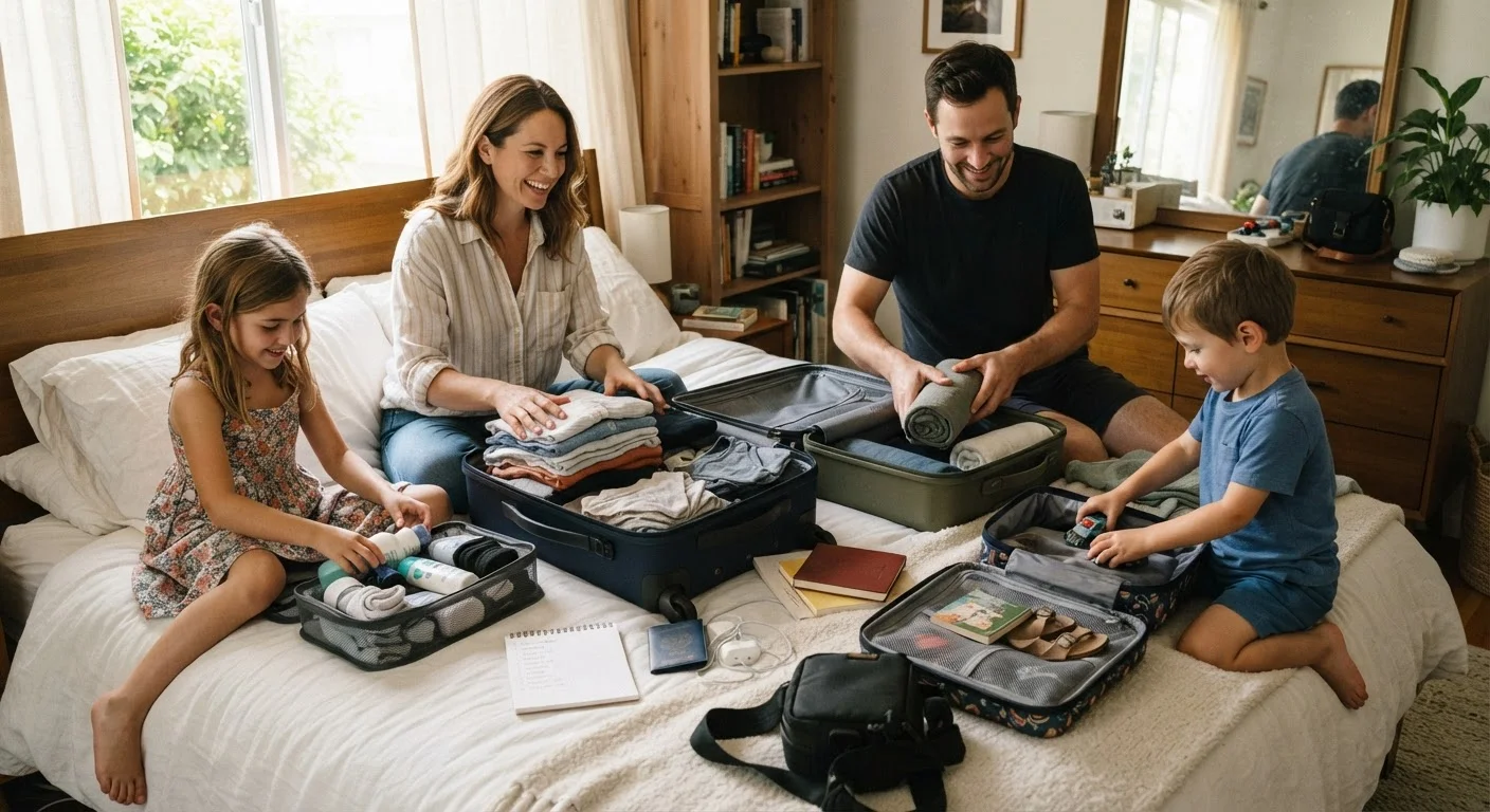 Packing Smart: What Families Actually Need (and What Wastes Luggage Space)